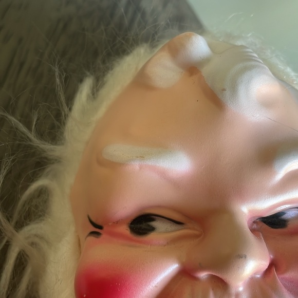 Vintage Santa Claus With Blow Mold Face and Plays Jingle Bells - Picture 2 of 13